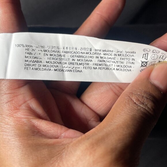 Zara Women's Black Draped Sleeveless Adjustable Strap Midi Dress Sz Medium - Picture 13 of 13